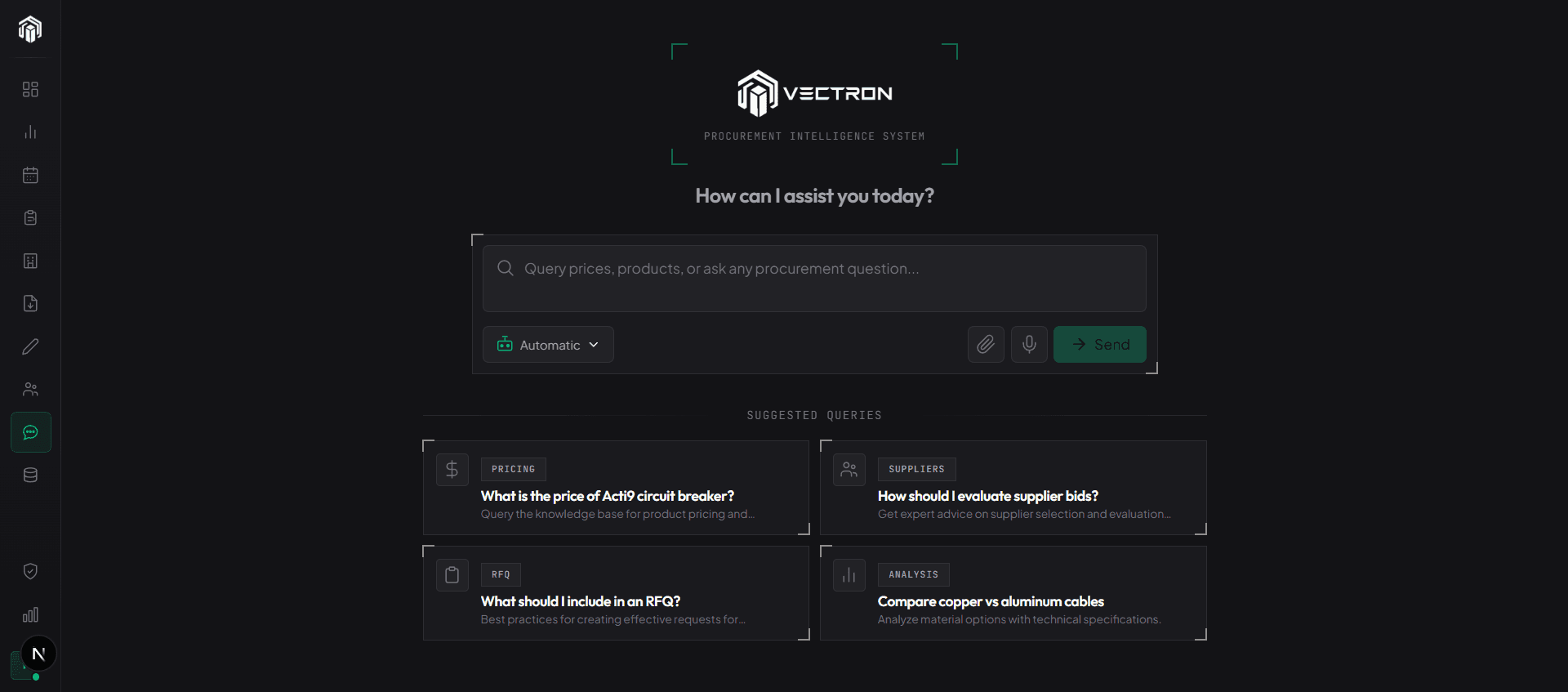 AI negotiation interface
